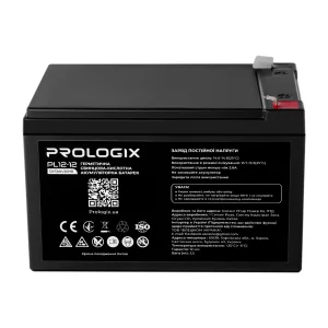 Акумуляторна батарея Prologix 12V 12AH (PL12-12) AGM UA