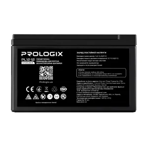 Акумуляторна батарея Prologix 12V 12AH (PL12-12) AGM UA