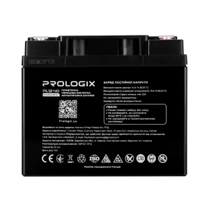 Акумуляторна батарея Prologix 12V 40AH (PL12-40) AGM UA