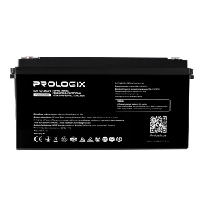 Акумуляторна батарея Prologix 12V 150AH (PL12-150) AGM UA