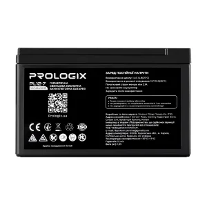 Акумуляторна батарея Prologix 12V 7AH (PL12-7) AGM UA