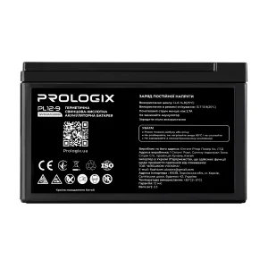 Акумуляторна батарея Prologix 12V 9AH (PL12-9) AGM UA
