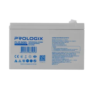Акумуляторна батарея Prologix 12V 9AH (PL12-9GEL) GEL UA