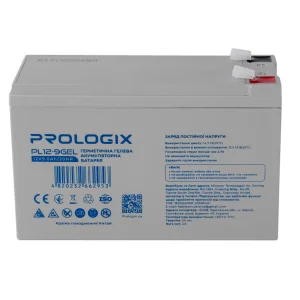 Акумуляторна батарея Prologix 12V 9AH (PL12-9GEL) GEL UA