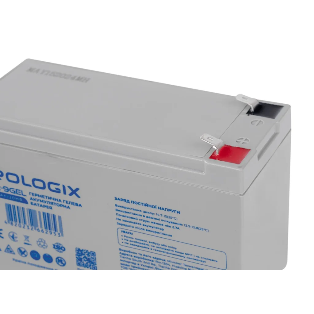 Акумуляторна батарея Prologix 12V 9AH (PL12-9GEL) GEL UA