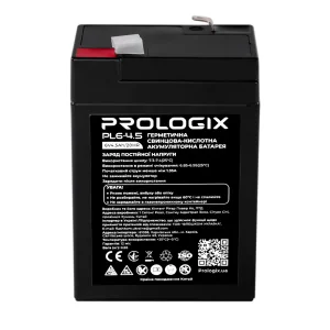 Акумуляторна батарея Prologix 6V 4,5AH (PL6-4.5) AGM UA