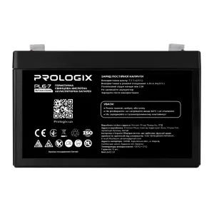 Акумуляторна батарея Prologix 6V 7AH (PL6-7) AGM UA