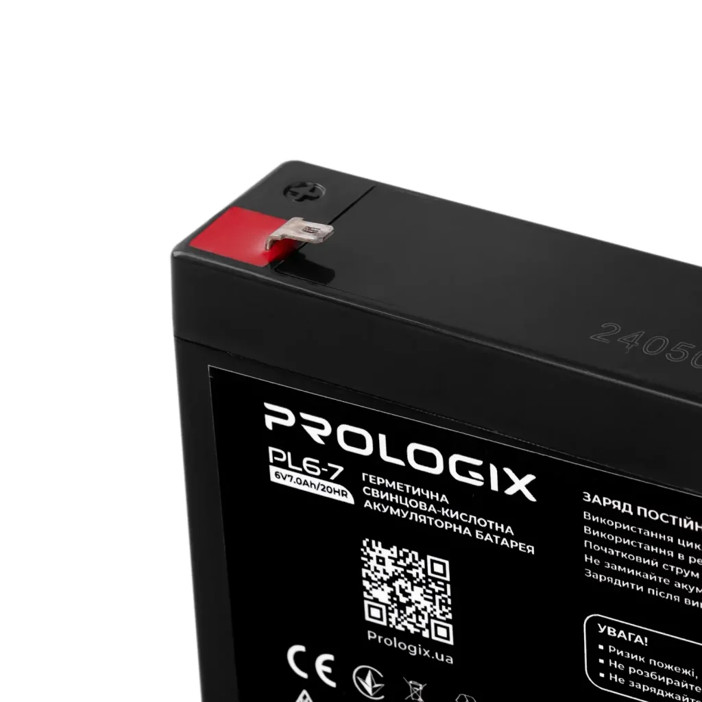 Акумуляторна батарея Prologix 6V 7AH (PL6-7) AGM UA