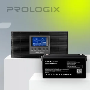 Комплект резервного живлення Prologix 600 (PLP600XL) + АКБ PL12-80, AGM, PLP600XL + АКБ PL12-80 UA