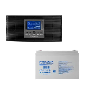 Комплект резервного питания Prologix 1200 (PLP1200XL) + АКБ PL12-100GEL, GEL, PLP1200XL + PL12-100GEL UA