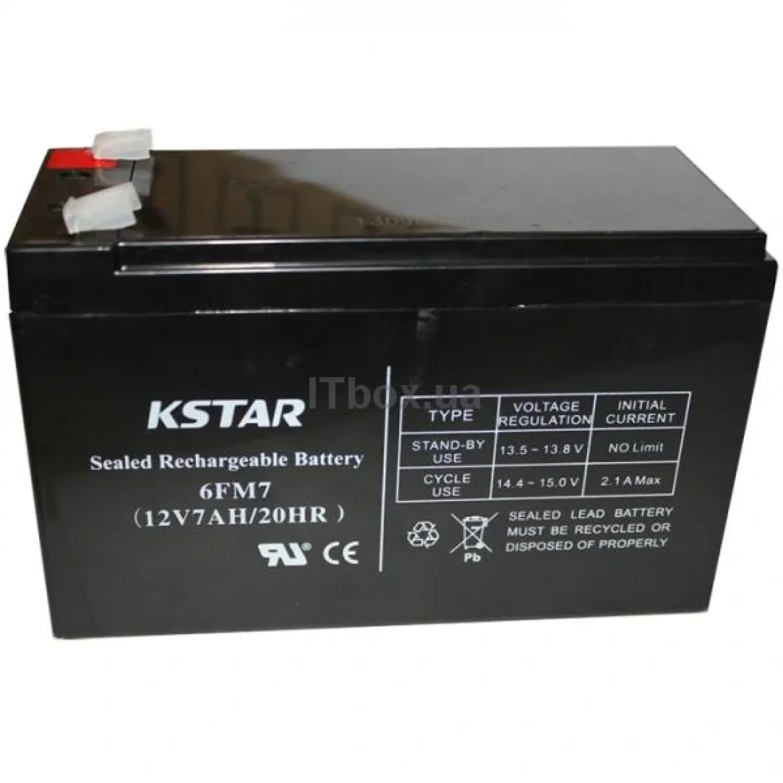 Аккумуляторная батарея KSTAR 12V 7AH (6-FM-7) AGM UA