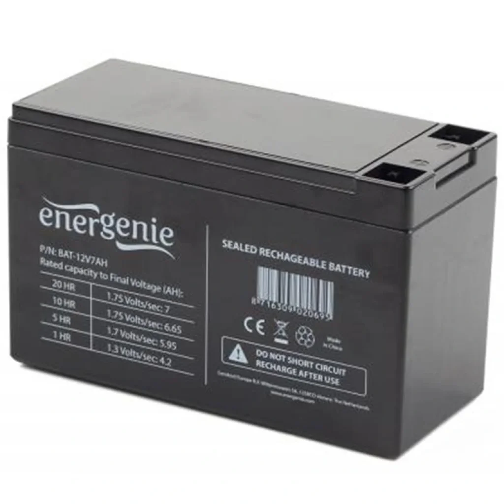 Аккумуляторная батарея EnerGenie 12V 7AH (BAT-12V7AH) AGM UA