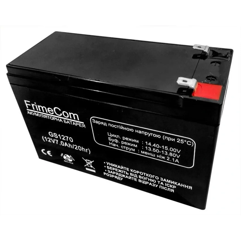 Аккумуляторная батарея FrimeCom 12V 7AH (GS1270) AGM UA