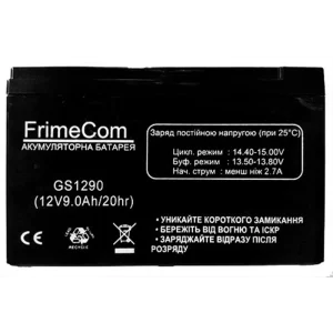 Акумуляторна батарея FrimeCom 12V 9AH (GS1290) AGM UA