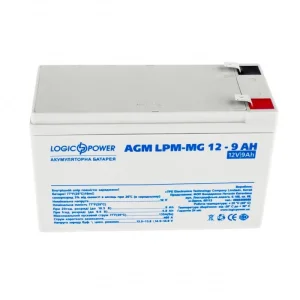 Акумуляторна батарея LogicPower 12V 9AH (LPM-MG 12 - 9 AH) AGM мультигель, LP6555 UA
