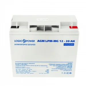 Акумуляторна батарея LogicPower 12V 20AH (LPM-MG 12 - 20 AH) AGM мультигель, LP6556 UA