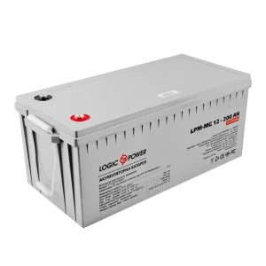 Акумуляторна батарея LogicPower 12V 200AH (LPM-MG 12 - 200 AH) AGM мультигель, LP3875 UA