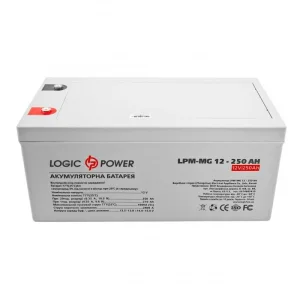 Акумуляторна батарея LogicPower 12V 250AH (LPM-MG 12 - 250 AH) AGM мультигель, LP4198 UA