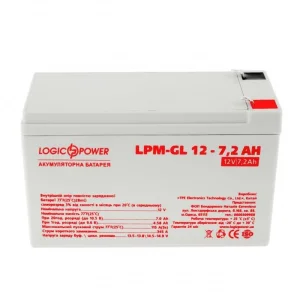 Акумуляторна батарея LogicPower 12V 7.2AH (LPM-GL 12 - 7.2 AH) GEL, LP6561 UA