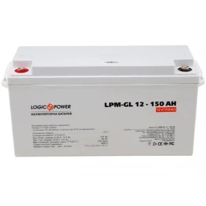 Акумуляторна батарея LogicPower 12V 150AH (LPM-GL 12 - 150 AH) GEL, LP4155 UA