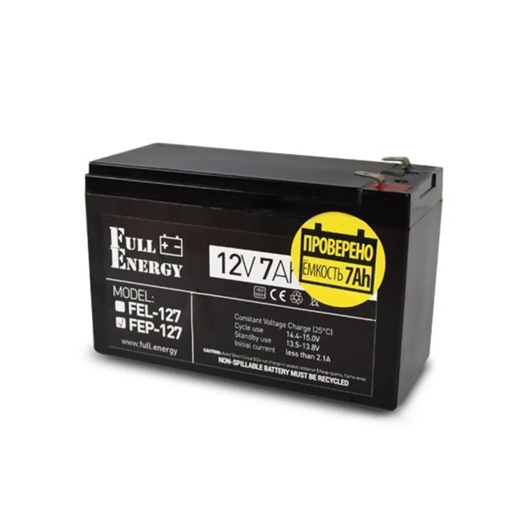 Акумуляторна батарея Full Energy FEP-127 12V 7AH (FEP-127) AGM UA