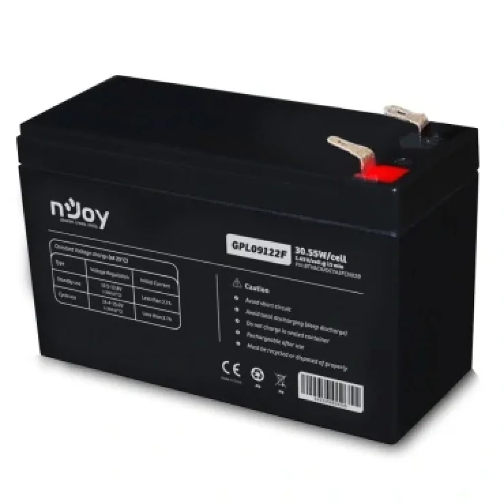 Акумуляторна батарея Njoy GGPL09122F 12V 9AH (BTVACIUOCTA2FCN02B) VRLA UA