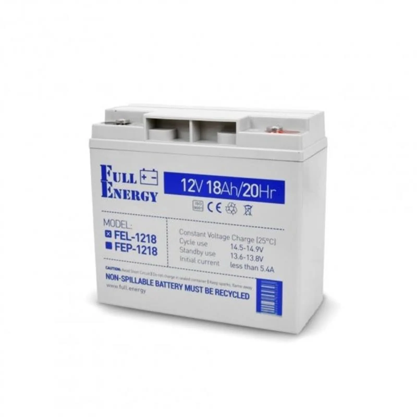 Аккумуляторная батарея Full Energy FEL-1218 12V 18AH (FEL-1218) GEL UA