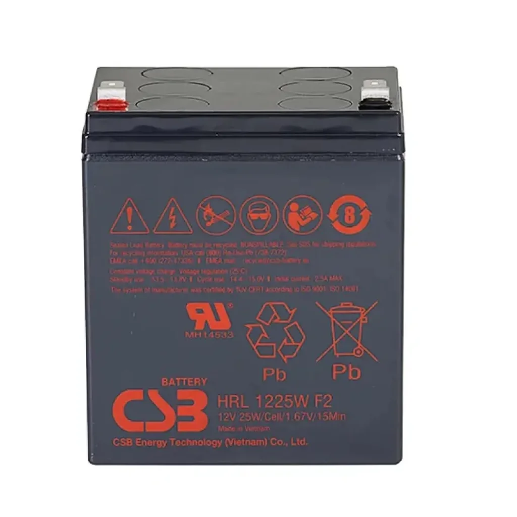 Аккумуляторная батарея CSB 12V 5.8AH (HRL1225WF2) AGM UA