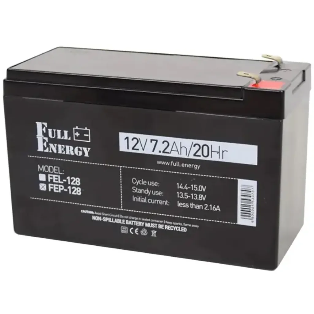 Аккумуляторная батарея Full Energy FEP-128 12V 7.2AH (FEP-128) AGM UA