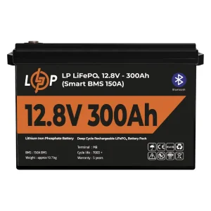 Акумуляторна батарея LogicPower 12.8V 300 AH (3840Wh) с BT (Smart BMS 200A) LiFePO4 UA
