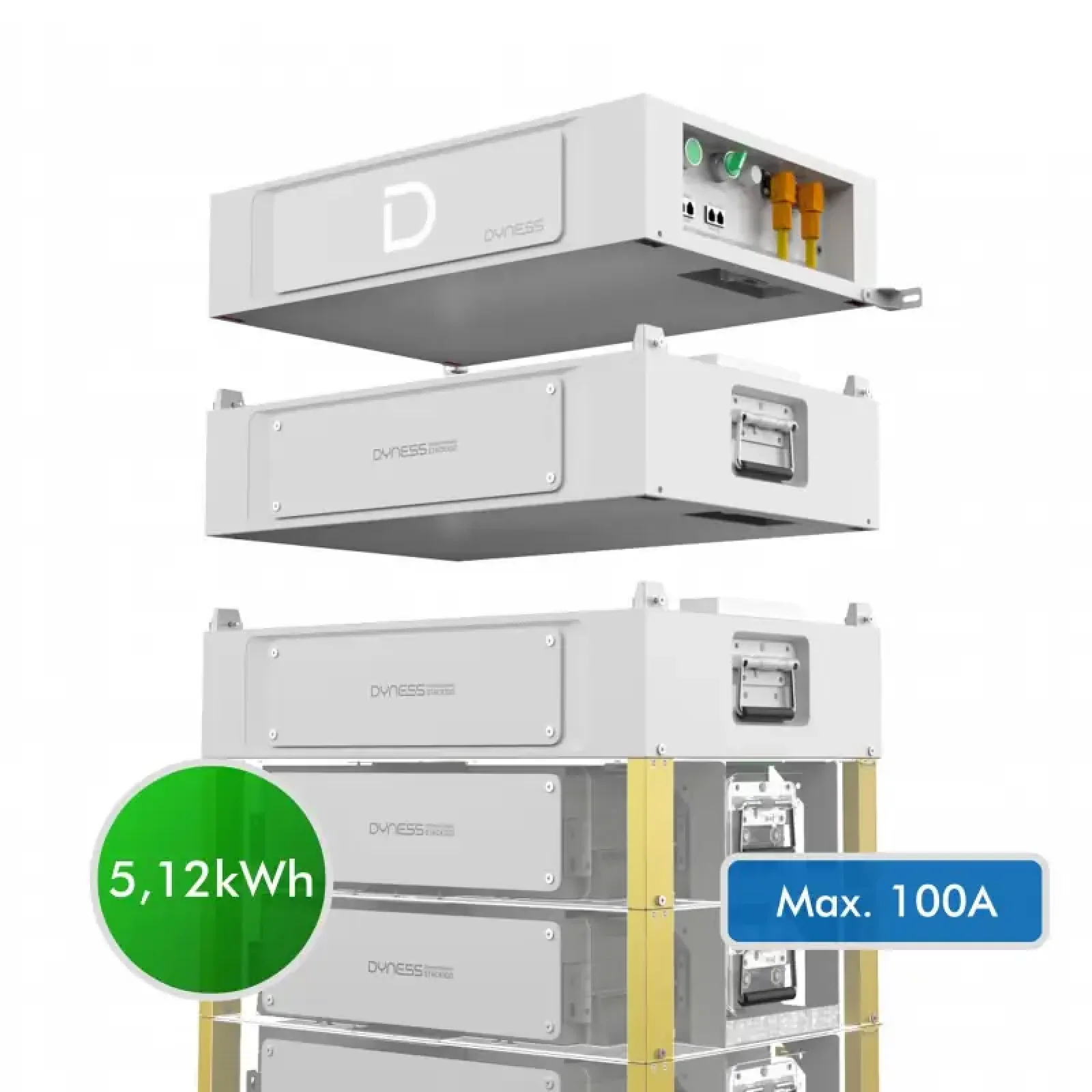 Аккумуляторная батарея модульная Dyness Stack100 S51100 5.12KWH 51.2V 100AH (составляющая комплекта) UA