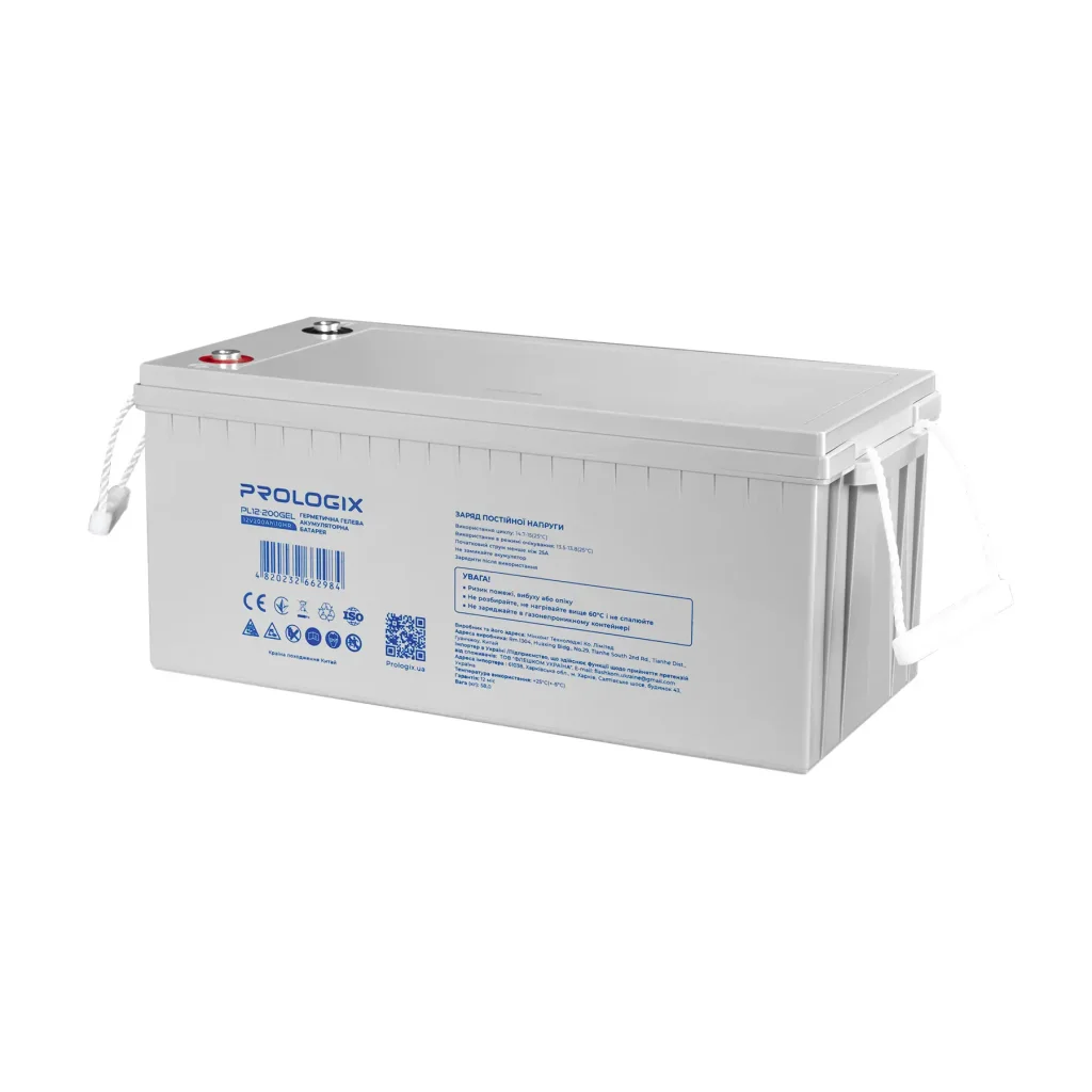 Акумуляторна батарея Prologix 12V 200AH (PL12-200GEL) GEL UA