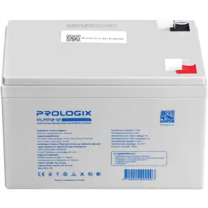 Акумуляторна батарея Prologix 12.8V 12AH 153.6Wh (PLFP12-12) LiFePO4 UA