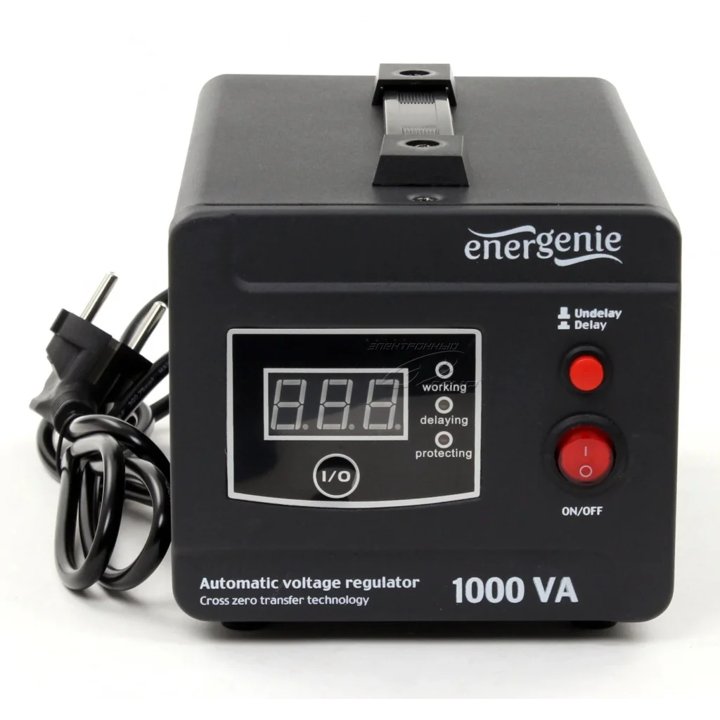 Стабилизатор EnerGenie EG-AVR-D1000-01 1000VA, 1xSchuko UA