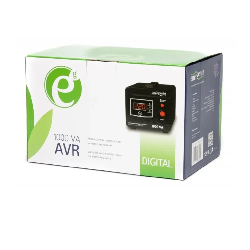 Стабилизатор EnerGenie EG-AVR-D1000-01 1000VA, 1xSchuko UA