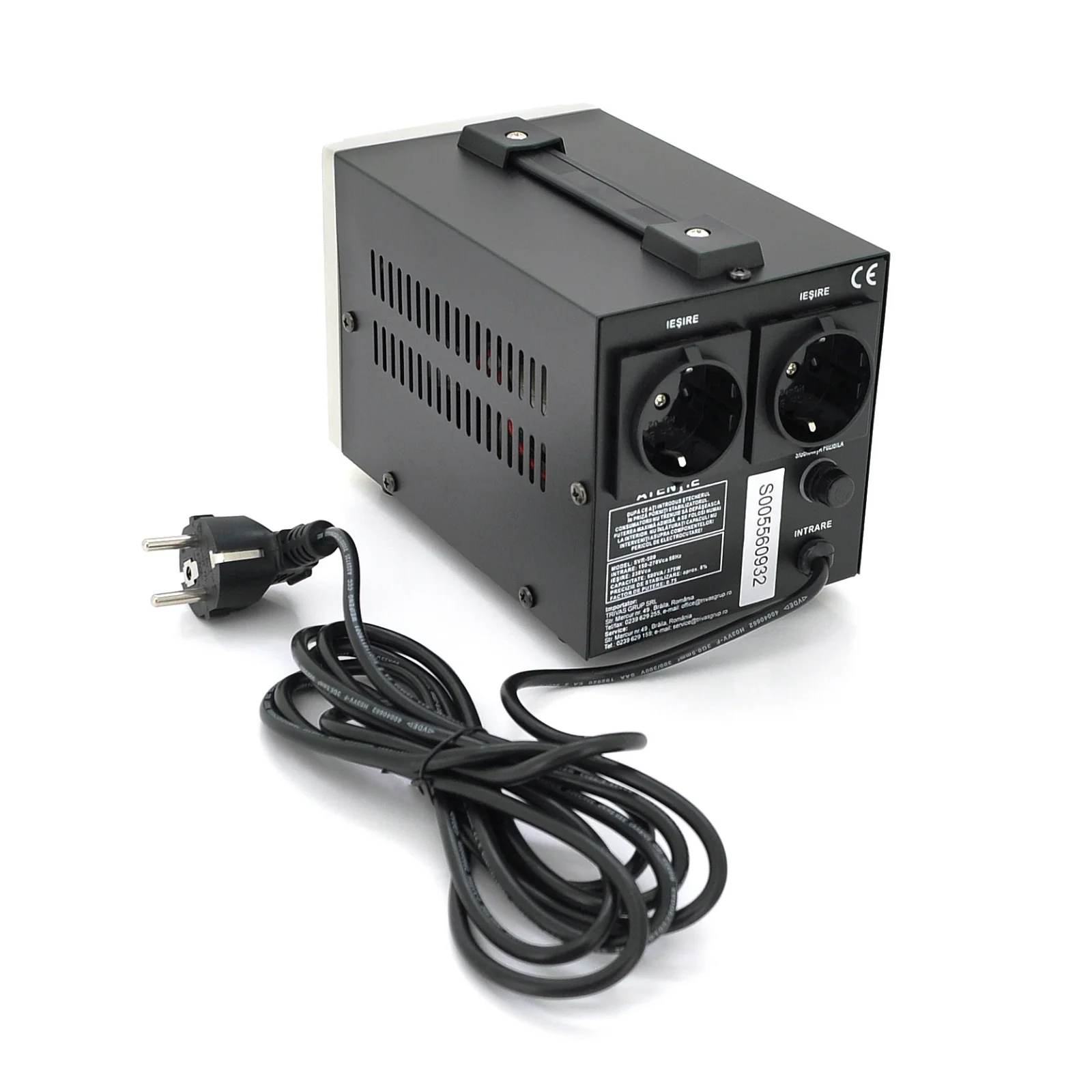 Стабилизатор напряжения Conter SVR-500VA/375W (CR-SVR-500/29383) UA