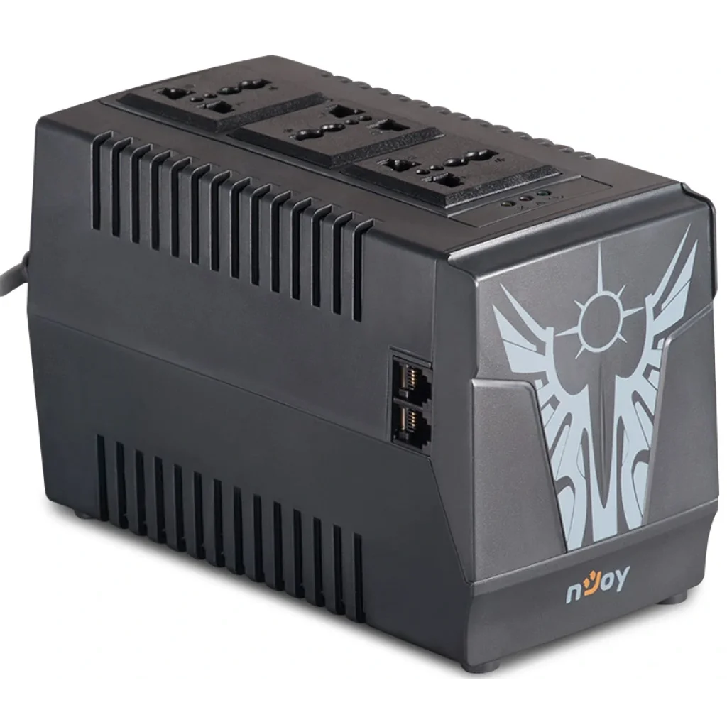 Стабилизатор NJOY Paladin 1000 (PWAV-10003PL-AZ01B) AVR, 3 розетки UA