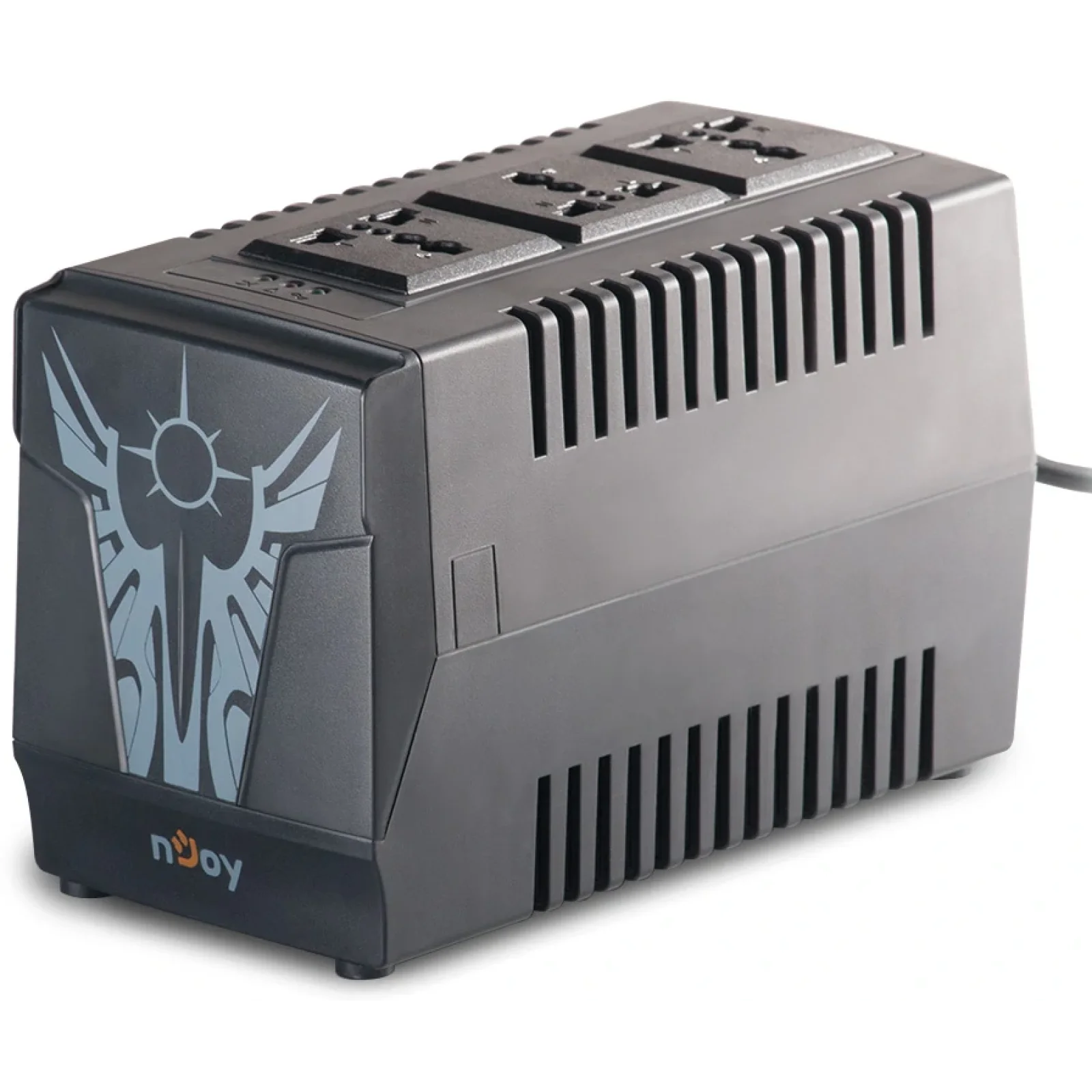 Стабилизатор NJOY Paladin 1000 (PWAV-10003PL-AZ01B) AVR, 3 розетки UA