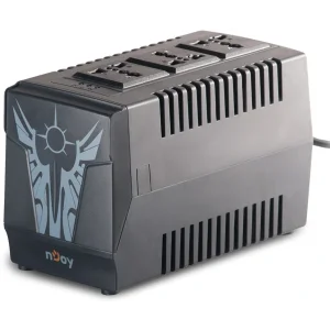 Стабилизатор NJOY Paladin 1000 (PWAV-10003PL-AZ01B) AVR, 3 розетки UA