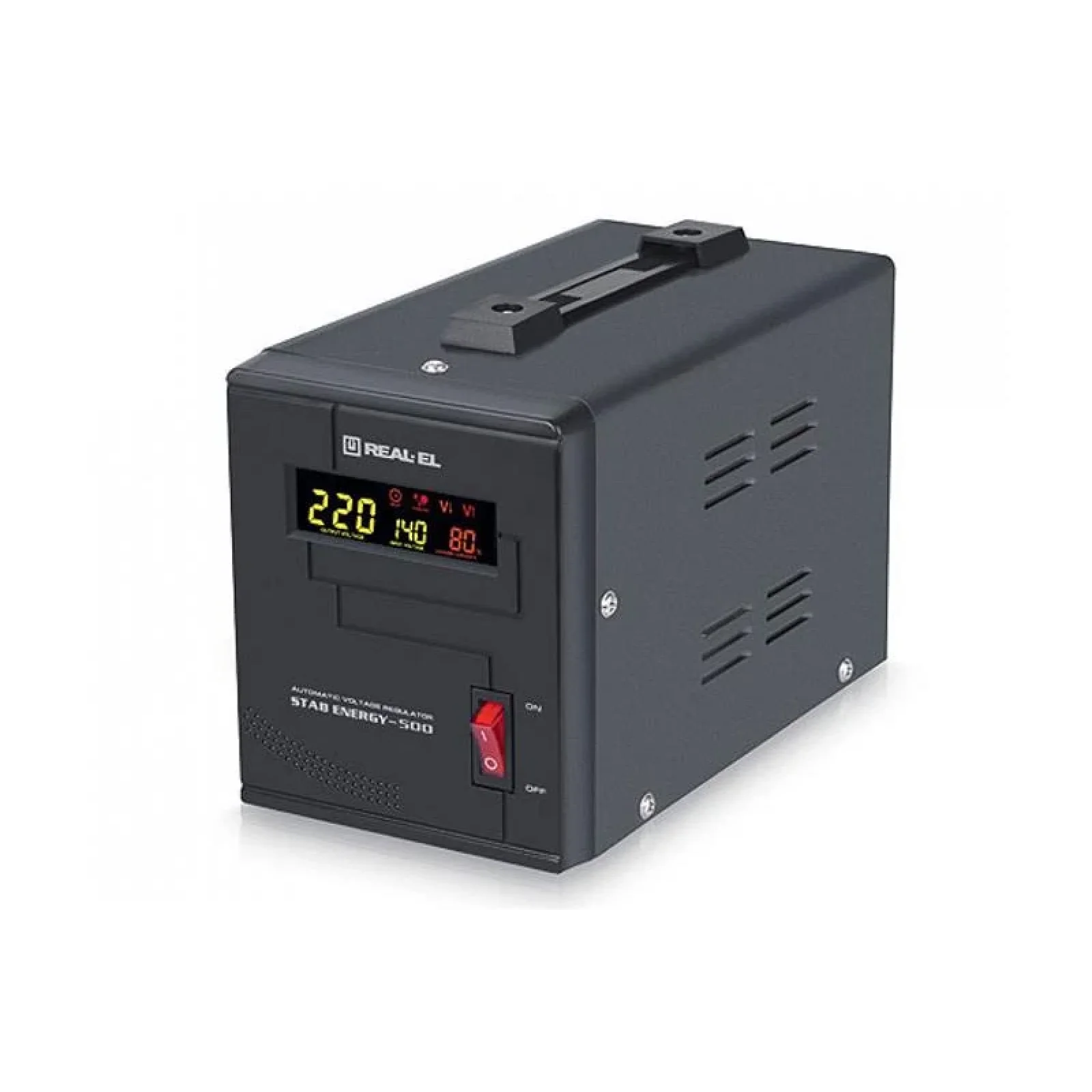 Стабілізатор REAL-EL Stab Energy-500 Black, EL122400011 UA