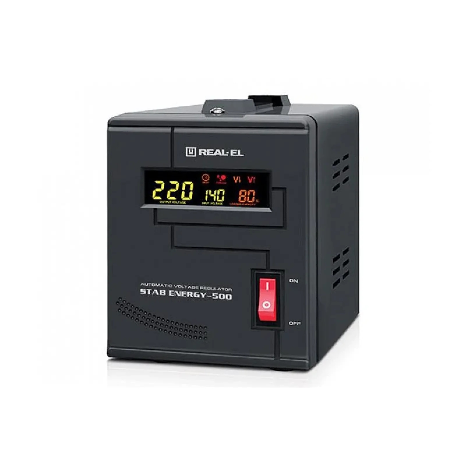 Стабілізатор REAL-EL Stab Energy-500 Black, EL122400011 UA