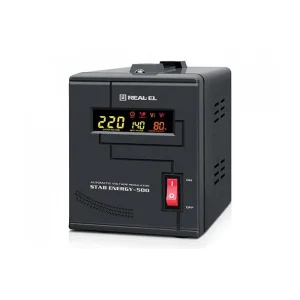Стабілізатор REAL-EL Stab Energy-500 Black, EL122400011 UA