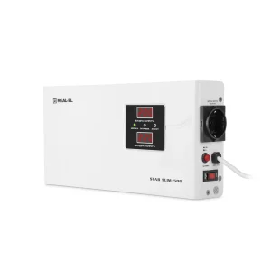 Стабілізатор REAL-EL STAB SLIM-500 White, EL122400006 UA