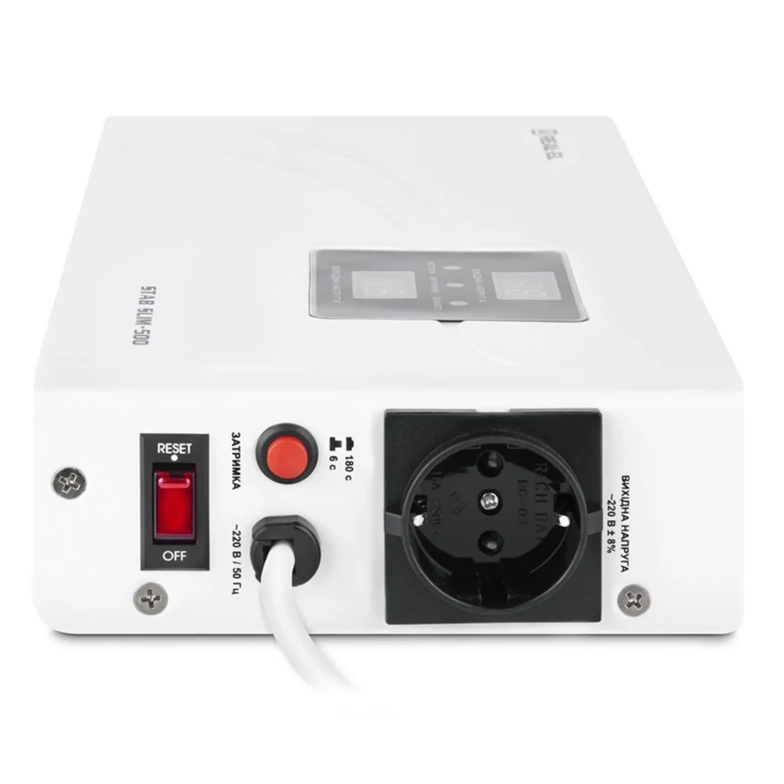 Стабилизатор REAL-EL STAB SLIM-500 White, EL122400006 UA