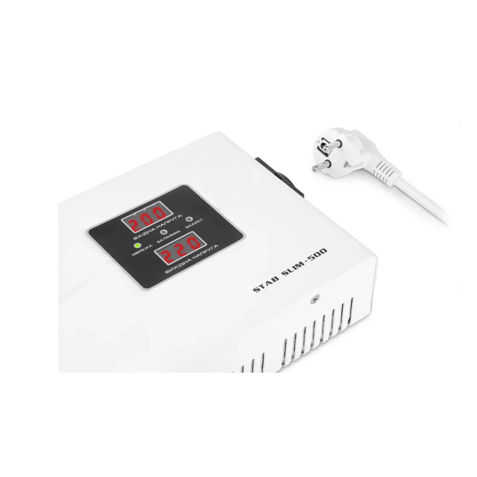 Стабилизатор REAL-EL STAB SLIM-500 White, EL122400006 UA