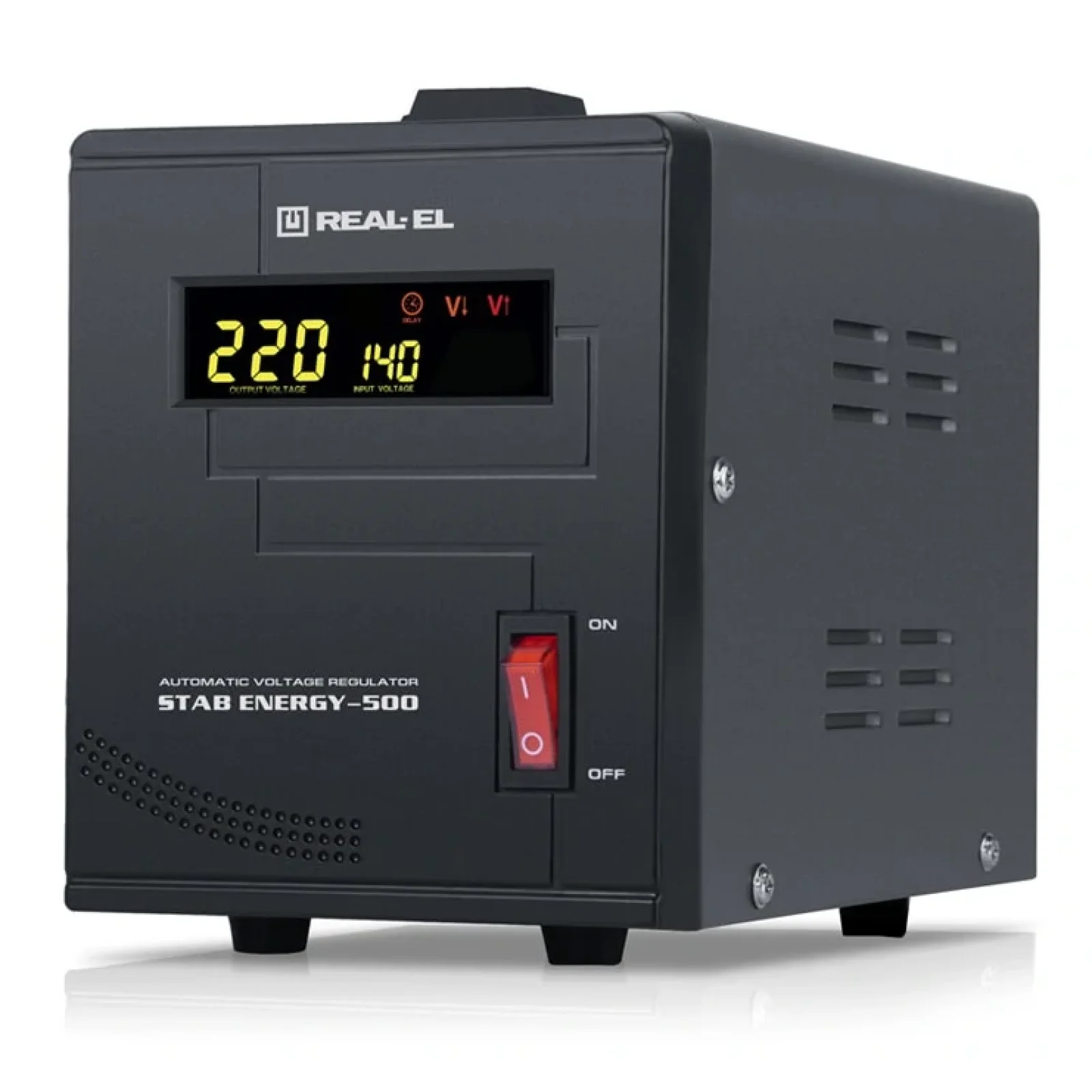 Стабілізатор REAL-EL Stab Energy-500 Black, EL122400011 UA