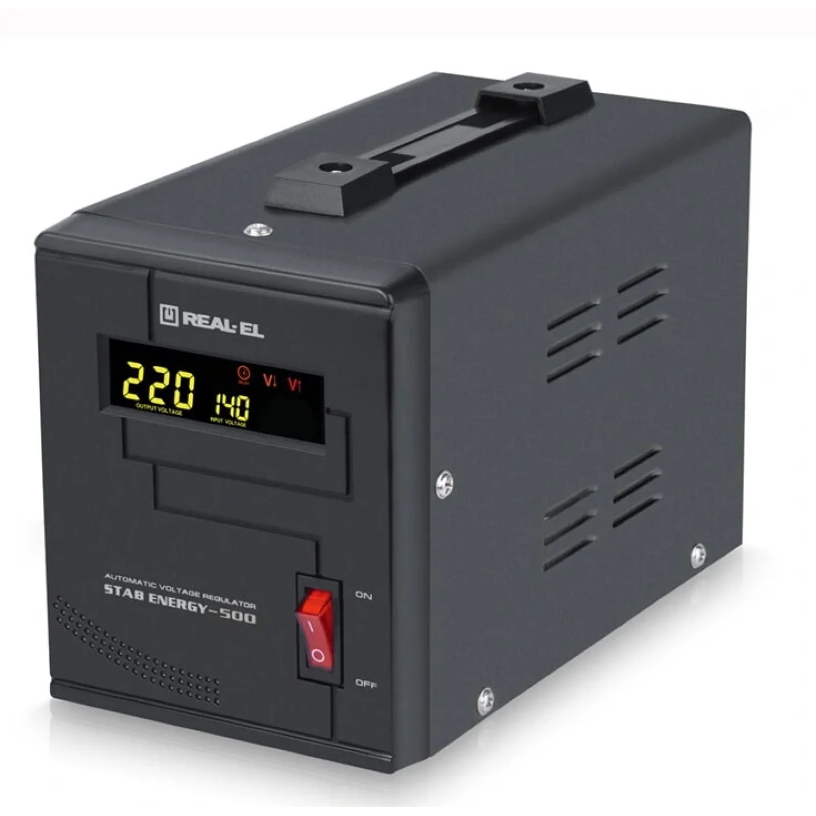 Стабілізатор REAL-EL Stab Energy-500 Black, EL122400011 UA