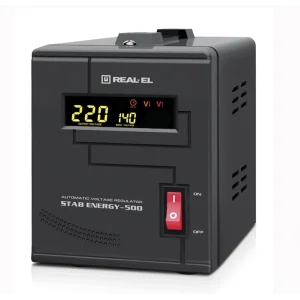 Стабілізатор REAL-EL Stab Energy-500 Black, EL122400011 UA