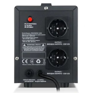 Стабилизатор REAL-EL Stab Energy-2000 Black, EL122400013 UA
