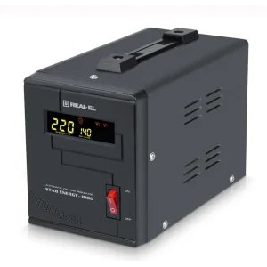 Стабілізатор REAL-EL Stab Energy-1000 Black, EL122400012 UA